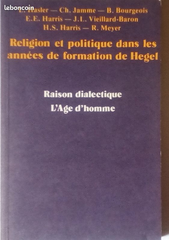 Religion et politique dans les années de formation de Hegel (image 2)