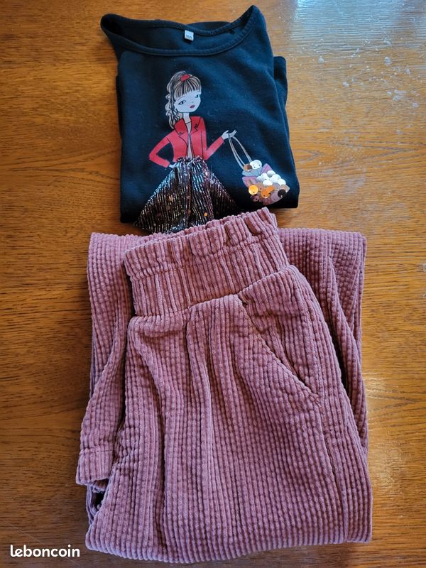 Pantalon velours (image 1)