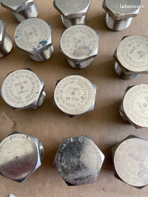⭐️ 🔩 19 bouchons obturateurs Inox M20 ATEX [art.0192] 🔩 ⭐️ (image 5)