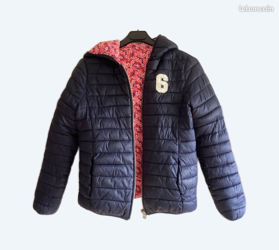 Doudoune réversible fille IKKS 8/10 ans Vêtements