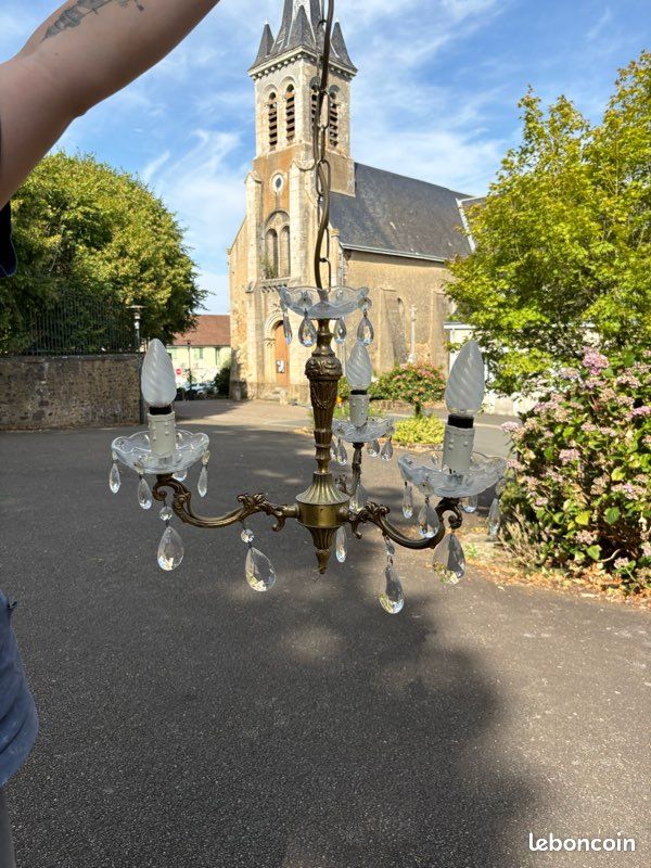 Lustre vintage dorée (image 2)
