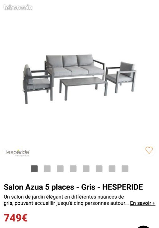 Coussins Salon de Jardin (image 1)
