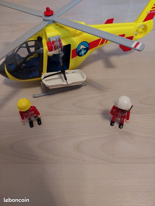 Hélicoptère de secours playmobil (image 1)