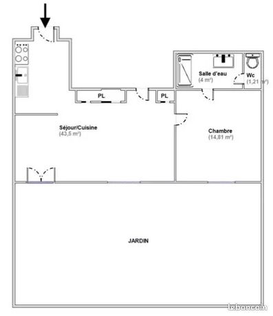 Appartement a louer paris-6e-arrondissement - 2 pièce(s) - 64 m2 - Surfyn