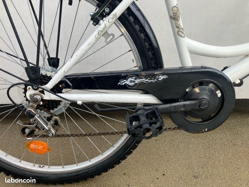 AXA Carter chaîne vélo pour pédalier 44 dents fumé/noir