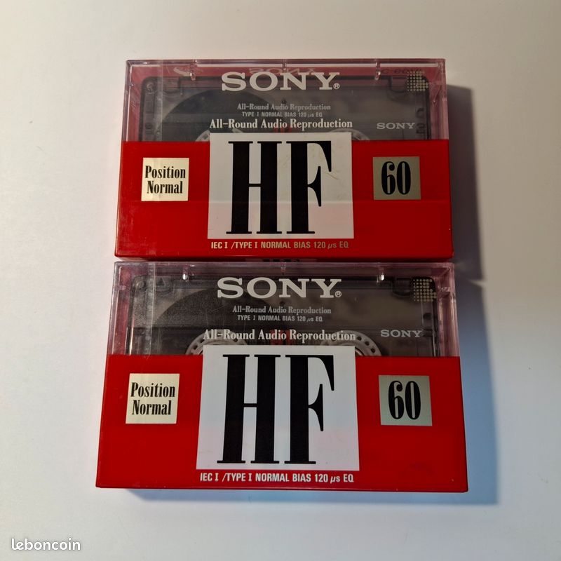 Sony HF-ES (1985 JP) - Blank Audio Cassette Tape - New Sealed – Ultra Ferric