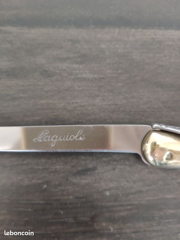 Coupe-papier / Ouvre-lettre Laguiole Avec étui - Occasion Bon état - Objet De Bureau Authentique