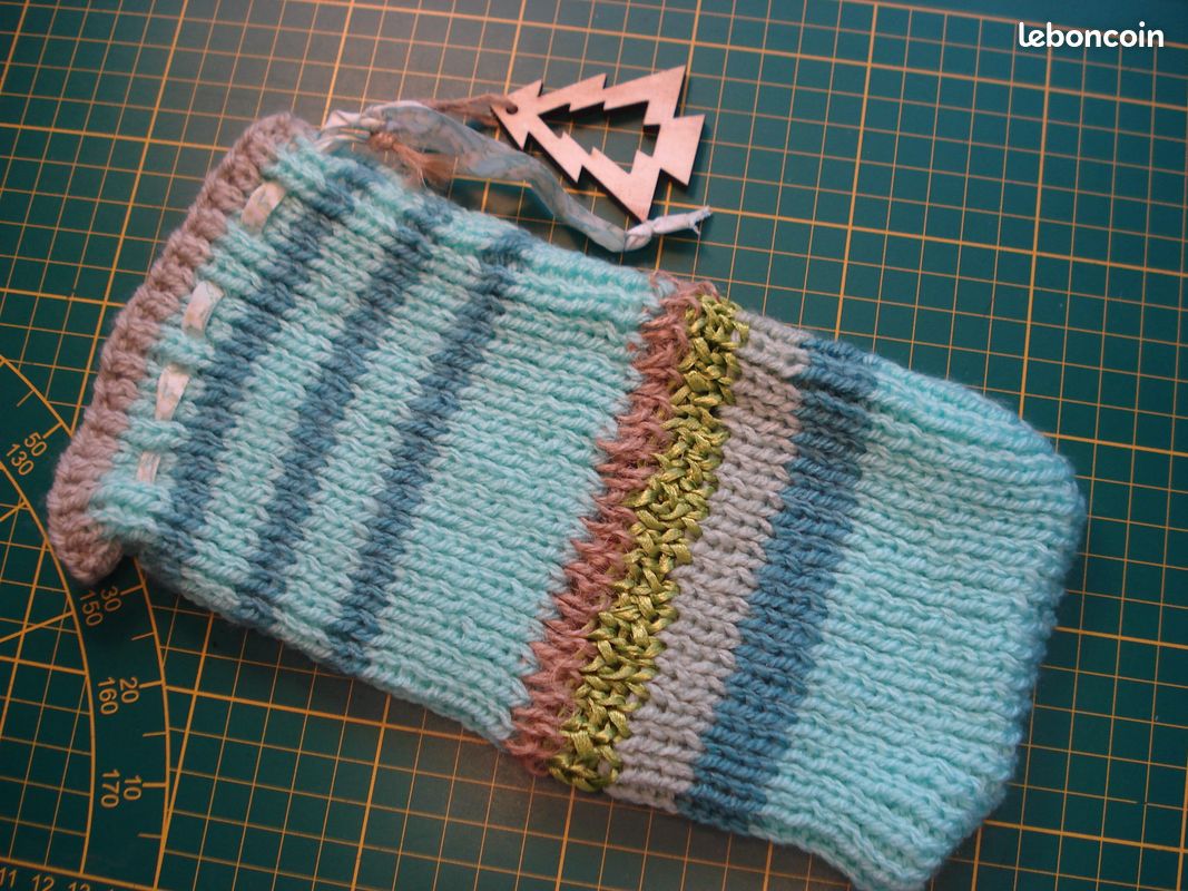 Pochettes téléphone en TRICOT étuis IPhone Smartphone (image 5)