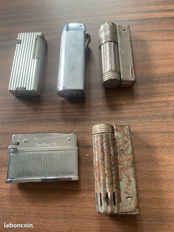 Lot de 5 briquets anciens (image 1)