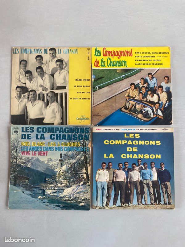 Lot vinyles Les compagnons de la chanson (image 1)