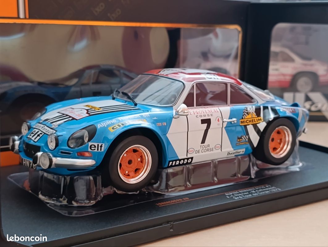 Rare 1/18 ixo ALPINE RENAULT A110 #7
J.-L.Therier -M.Callewaert
3rd Tour de Corse 1973 (image 9)
