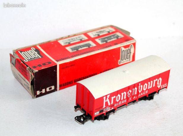 JRD WAGON RÉFRIGÉRANT A ESSIEU HO WAGON KRONENBOURG. L'UNIC IZOARD