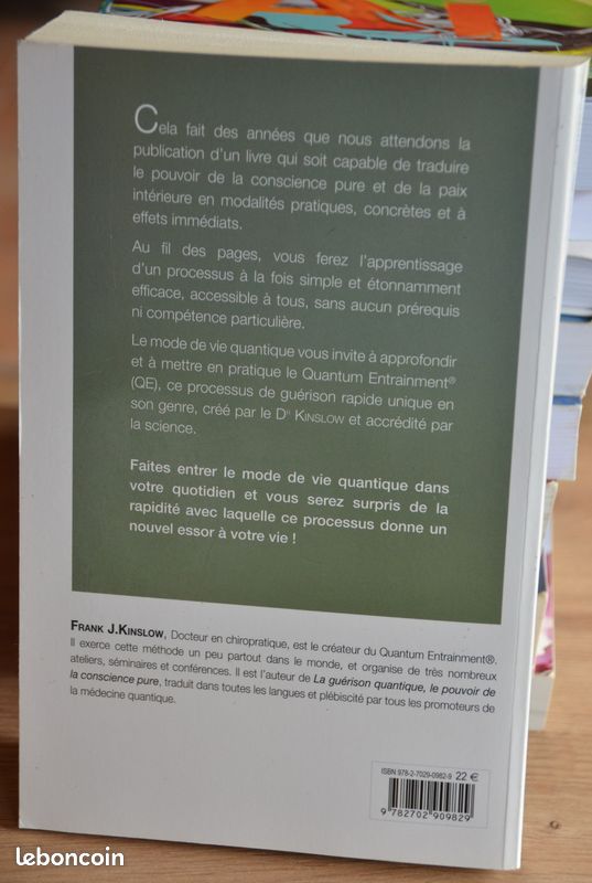 Le mode de vie Quantique par Docteur Frank J. Kinslow (image 2)