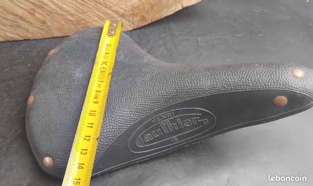 SELLE HENRI GAUTHIER 79 Croupon Cuir Vintage L'eroïca