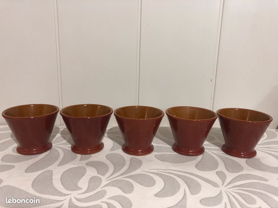 5 pots terre cuite plantes (image 1)