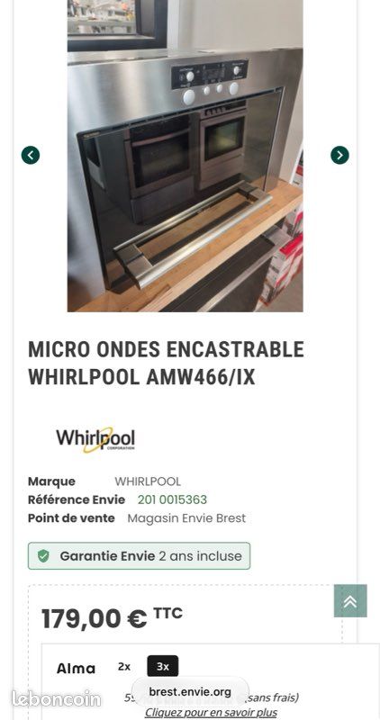 Micro onde encastrable (image 1)