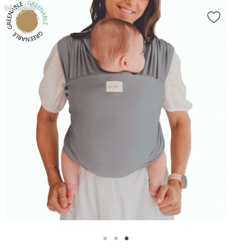 Écharpe de portage Babylonia Tricot-Slen Bio – comme neuve (image 5)