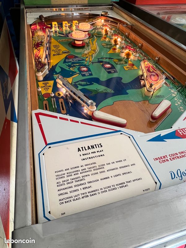 Kit D'élastiques Et Caoutchoucs Pour Flipper Atlantis De Gottlieb - Avec Plan De Montage Inclus !