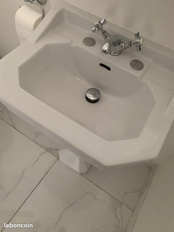 Lavabo Colonne Rétro (image 2)