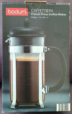 Bodum Caffettiera Cafetière à Piston 1L (8 Tasses) - Neuf En Boîte