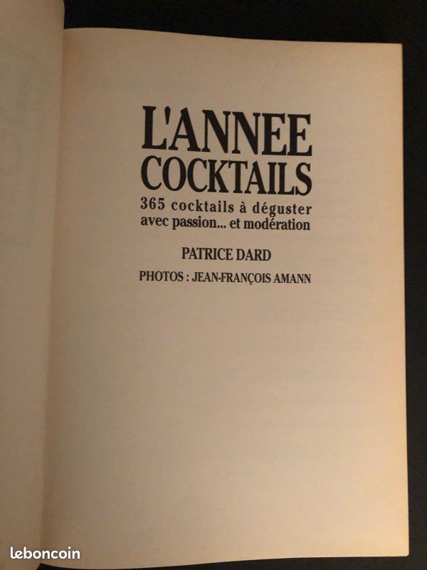 Livre cocktails « l’Année cocktails » (image 4)