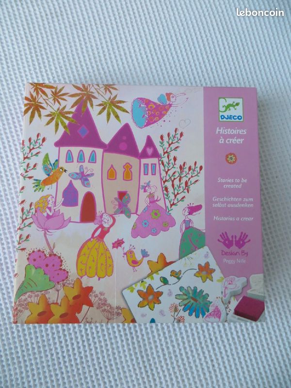 Coffret de tampons et pochoirs Djeco (image 1)