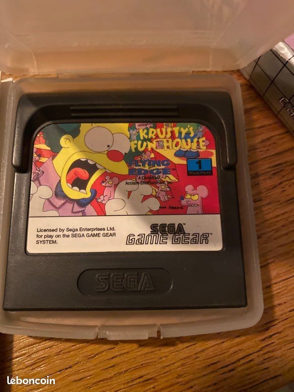 Krusty's Fun House sur Game Gear Jeu Video