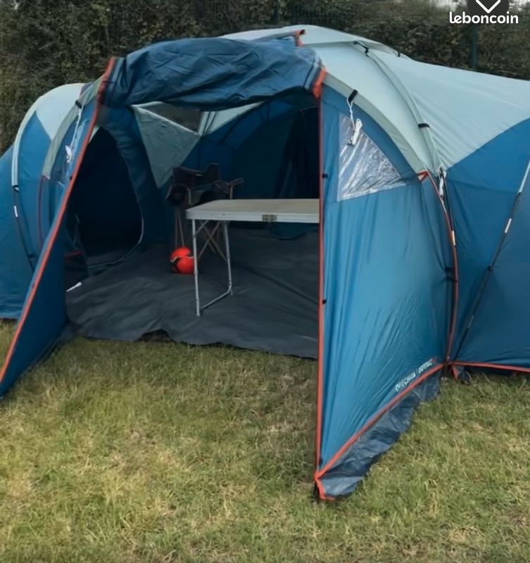 Tente De Camping HONK 6-7 Personnes - Double Peau 240x240x154 Cm - Étanche - NEUVE