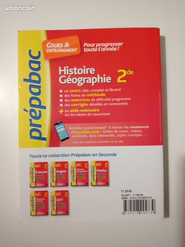 Prébac Histoire Géographie (2de) (image 2)