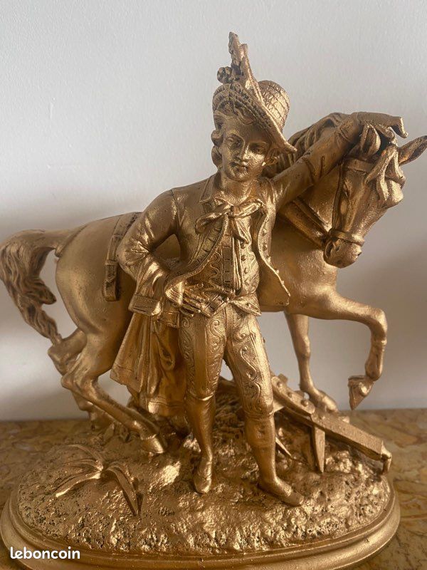 Éperons Homme Acier Marron – Ornés D'un Cow-boy Et D'un Cheval – Saddles & Such