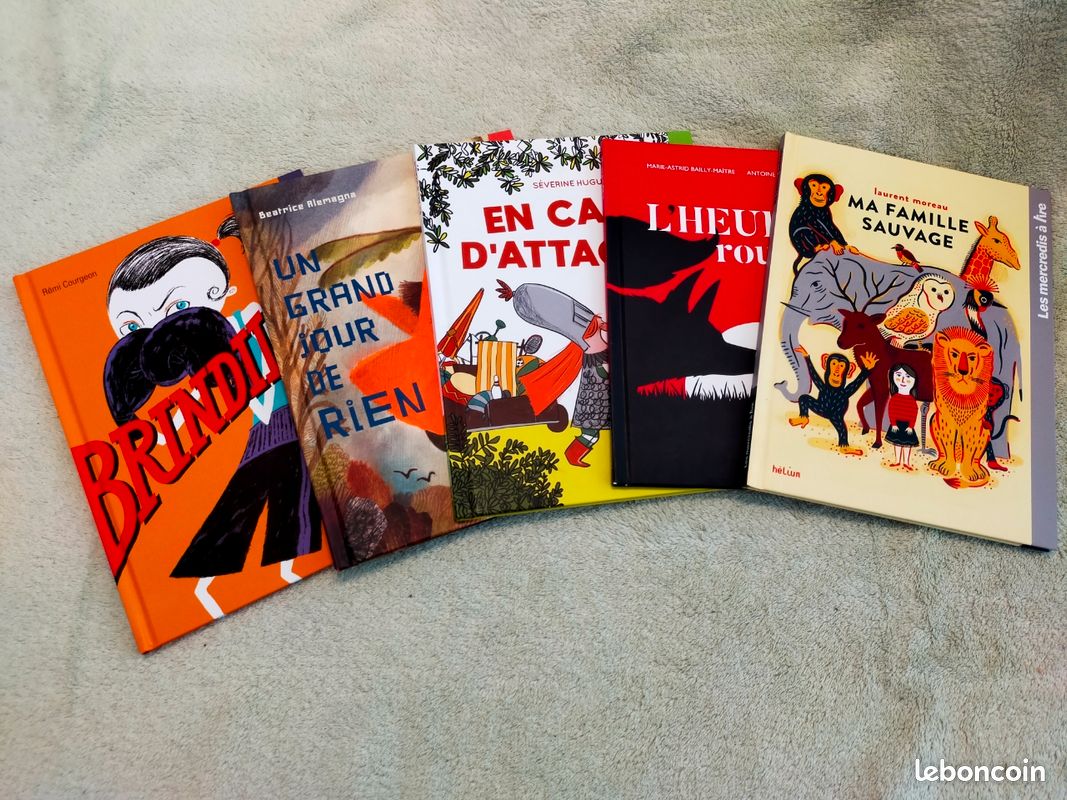 Lot de 5 livres jeunesse "les mercredis à lire" (image 1)