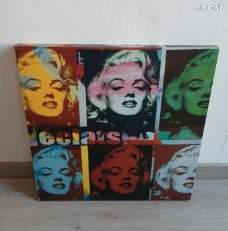 Lot de 2 cadre toile Marilyn Monroe (image 3)