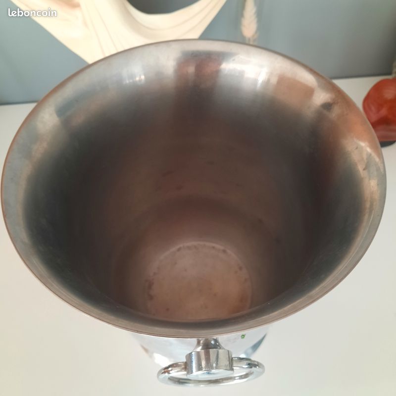 Seau à Champagne Guy Degrenne En Inox - Avec Poignée - Fabriqué En France - Occasion