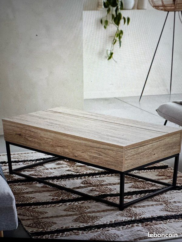Table basse relevable (image 1)
