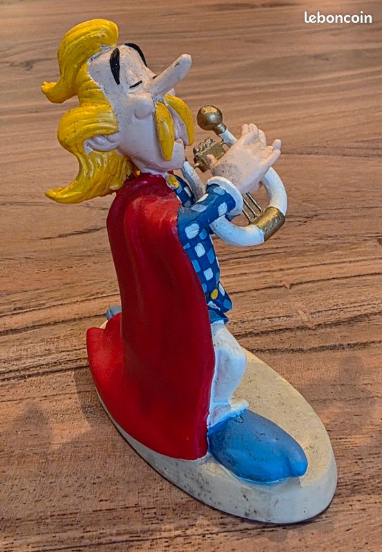 Asterix - Atlas Plastoy - Figurine Résine - Cétautomatix étrangle Assurancetourix (Exclusive) Neuf Boite