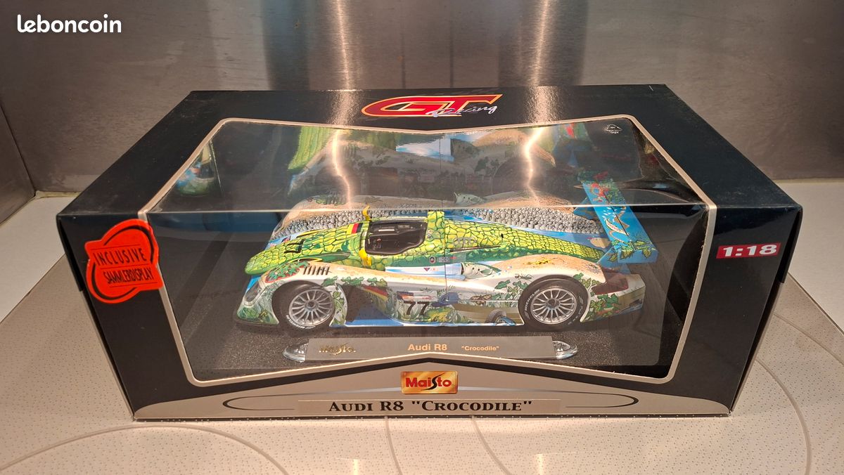 Audi R8 Crocodile von Maisto 1/18 – Trödelfuchs Vintage Shop