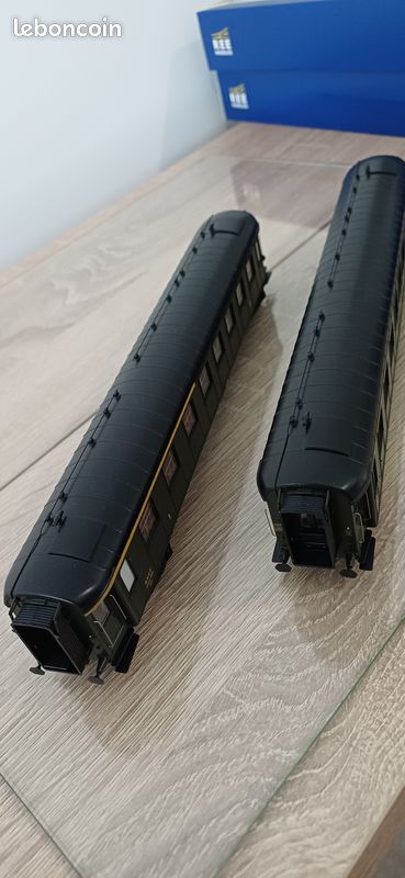 2 Voitures OCEM courtes REE mixtes 1/2e classe SNCF épq 3 (image 7)