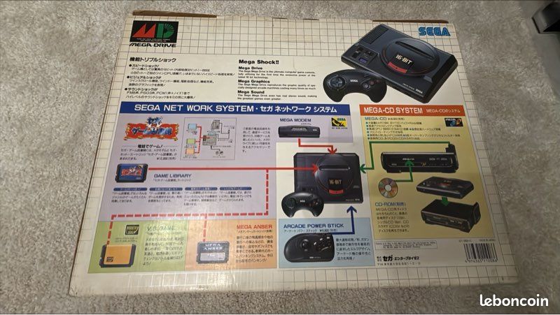 Lot Sega Megadrive En Boîte + Jeux - Dont Sonic 2