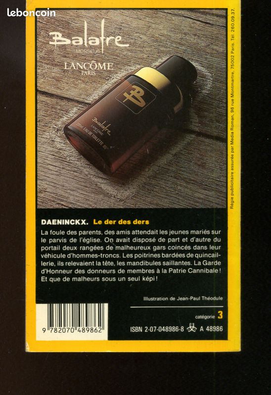 Polars Série Noire Didier Daeninckx Le des des ders (image 2)