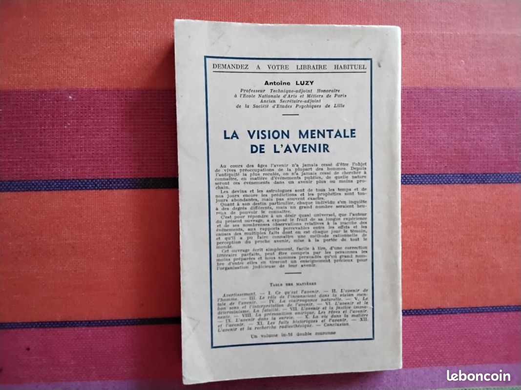 L’AVENIR Mystérieux et Fatal / Dc Albert LEPRINCE (image 3)