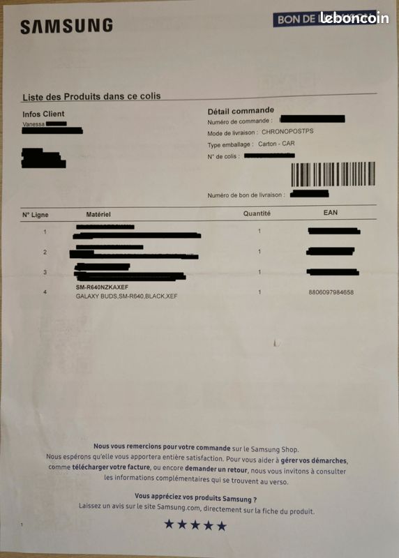 Samsung Galaxy Buds4 Pro Noir – Comme neufs – Utilisés 1 fois (image 4)