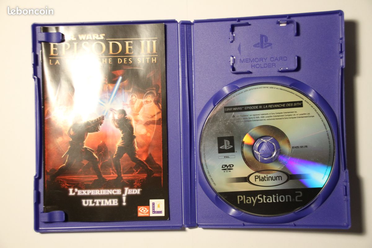 Star Wars Episode 3 : La Revanche Des Sith Sur PS2 - PAL - VF - Platinum - Complet