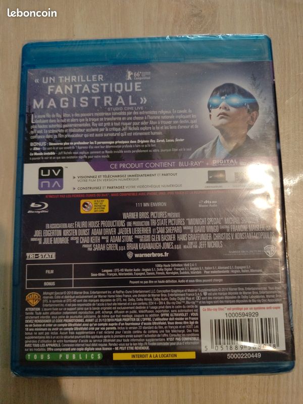 Blu-ray : Midnight Special / Neuf sous blister / Jeff Nichols Michael Shannon (image 2)