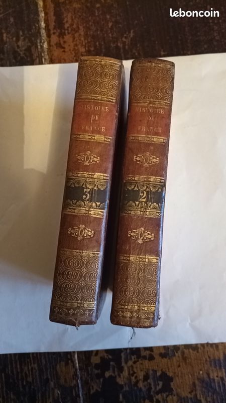 M.H Lemaire - Histoire de France - tome 2&3 - 1822 Ledentu (image 1)