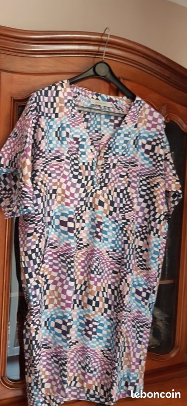 Jupe Gérard Darel Rose Doublée - Taille 42/44, Style Plissé, Taille élastiquée, Occasion Très Bon état