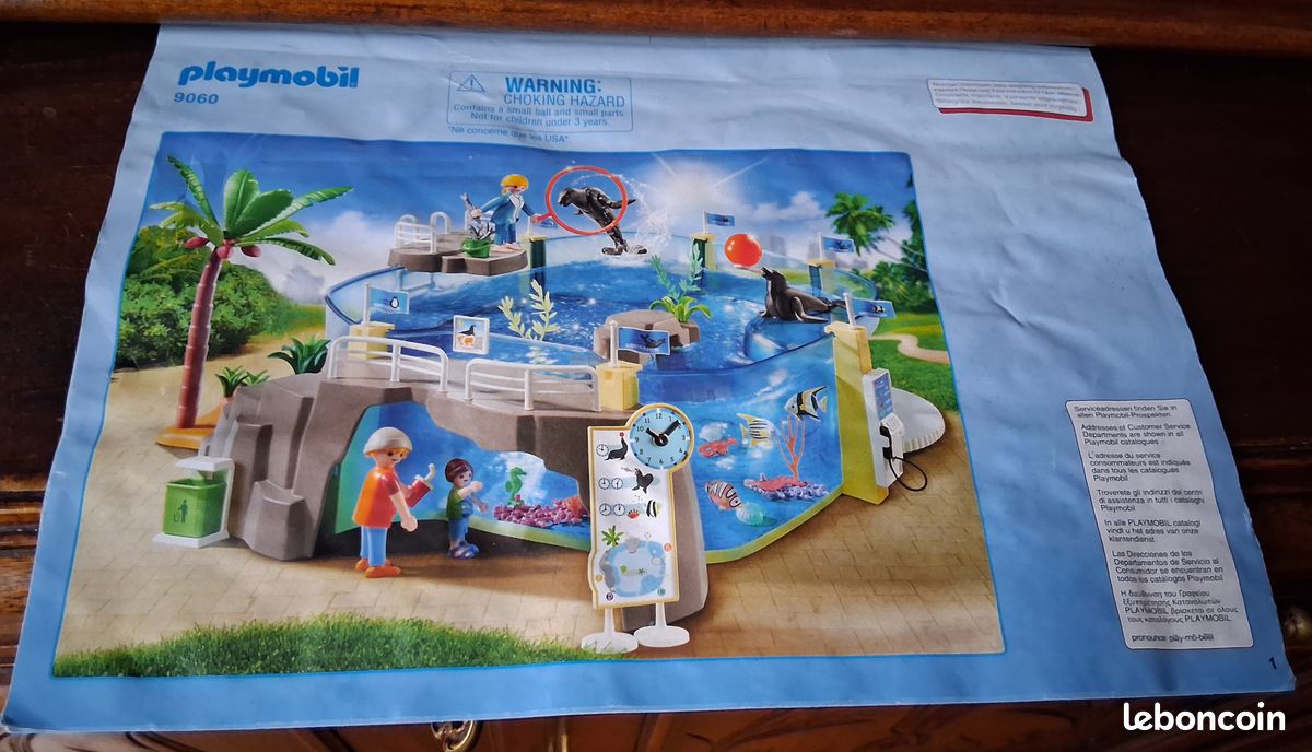 Playmobil notice aquarium 9060 - envoi rapide maximum le lendemain (image 1)