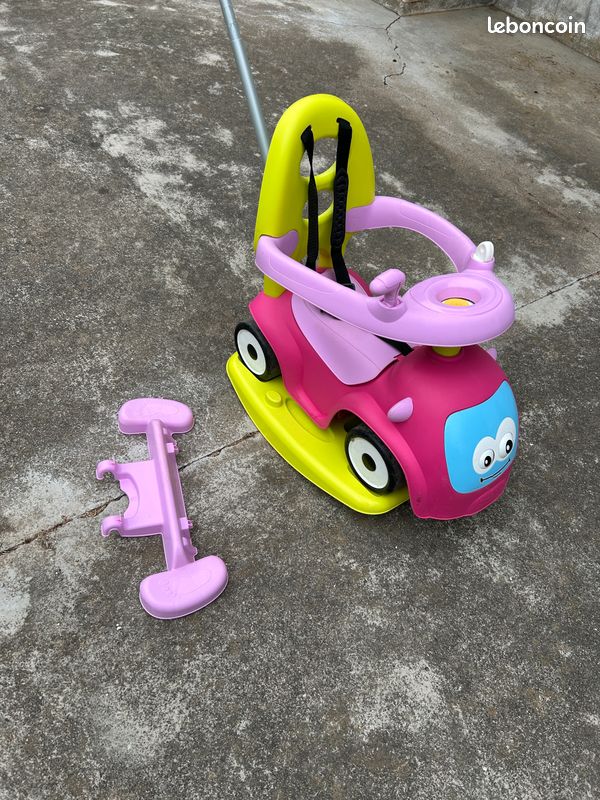 Balade Rose Porteur Rose Rose Maestro Porteur Smoby Porteur