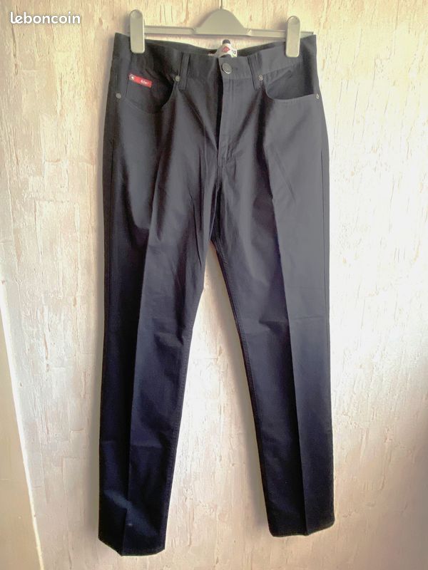 Pantalon Homme Lee Cooper Gris Taille W32 L34 - Modèle LC118ZP, Neuf Avec étiquettes