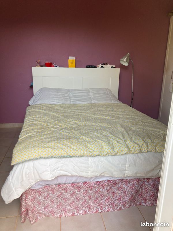 Vend tête de lit Ikea blanc (image 5)
