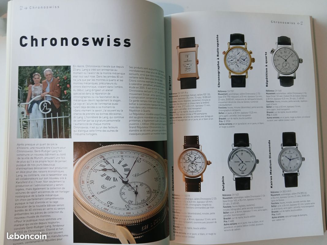 L'annuel Des Montres - Catalogue Raisonné Des Modèles Et Des Fabricants - Edition 2007 - Lehmann Robert (image 7)